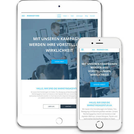 Website Builder, template for your own website